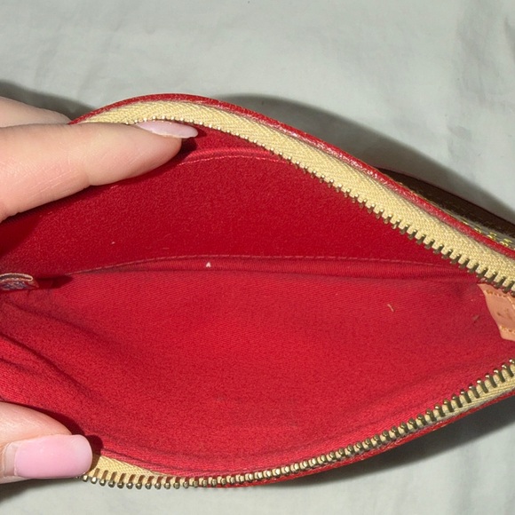 Dooney & Bourke Tan and Brown Clutch/Wristlet - Picture 5 of 7